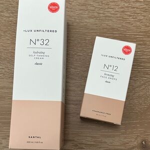N°32 Hydrating Self-Tanning Cream - Classic Tan and Bronzing face drops BUNDLE